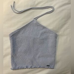 Hollister light blue halter
